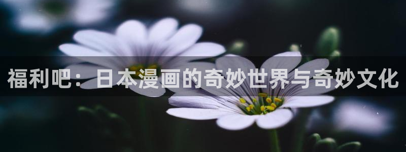 汗汗漫画官：福利吧：日本漫画的奇妙世界与奇妙文化